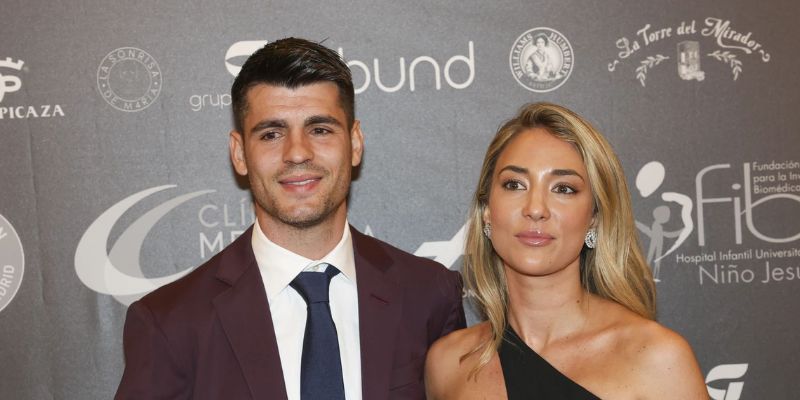 Alvaro Morata và vợ