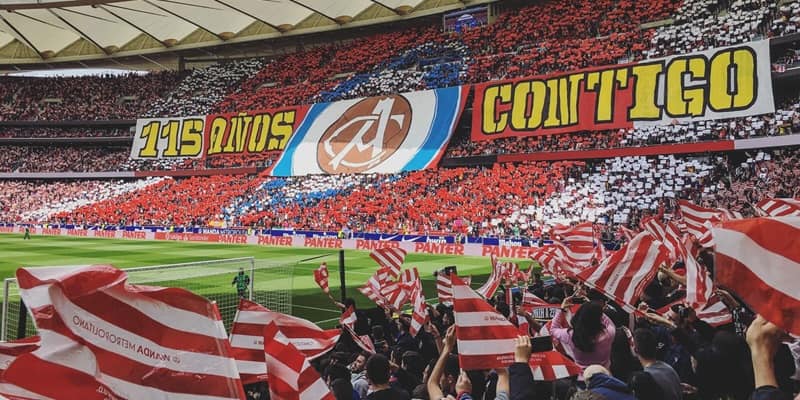 CĐV của Atletico Madrid nổi tiếng cuồng nhiệt